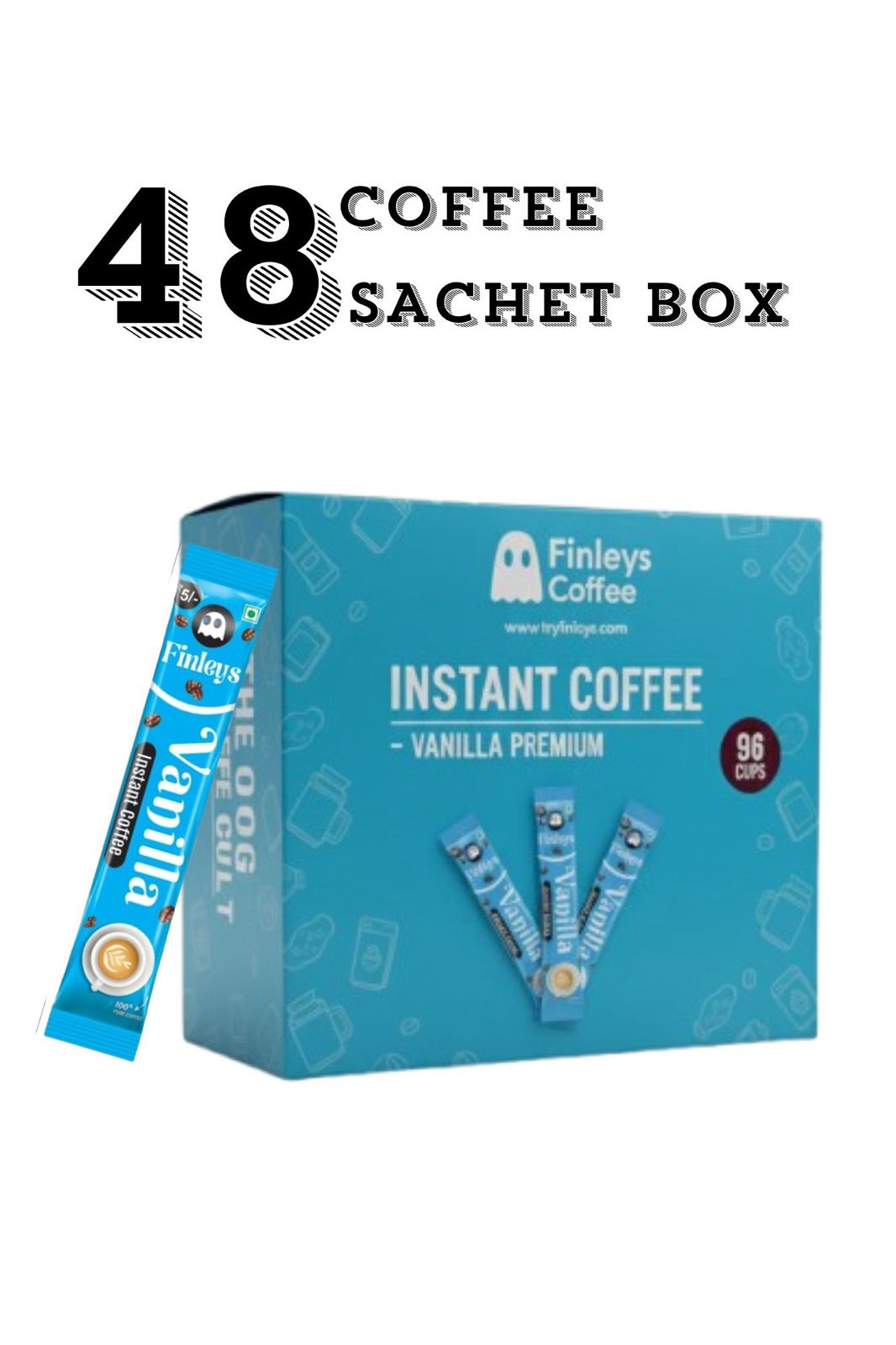 48 Vanilla Instant Coffee Sachet